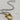 Two-tone stainless steel necklace 18kt gold plating. Chunky style chain with horseshoe pendant. Trending style. Great for layering with other necklaces. 