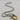 Two-tone stainless steel necklace 18kt gold plating. Chunky style chain with horseshoe pendant. Trending style. Great for layering with other necklaces. 