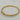 Gold twisted cable bracelet with polished buckle-inspired clasp.