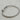 Silver twisted cable bracelet with sculptural hook-and-loop closure and sparkling crystal accents.