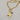 18kt gold plated over stainless steel. Large gold lightening bolt with a genuine labradorite gem stone. A lightening bolt symbolizes inner strength. Chunky statement necklace. Unique jewelry style.