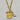 18kt gold plated over stainless steel. Large gold medallion, a dangling silver heart, a dangling cz gold heart, and a round clear cz circle charm on a chunky chain. Chunky statement necklace. Unique jewelry style.