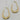Chunky long polished 18kt gold statement hoop earrings. Non-tarnish and waterproof. 