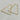 Gold geometric triangle hoop earrings with a hinged clasp.