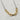 18kt gold plated stainless steel, non-tarnish and waterproof two tone link necklace. Classy, edgy, and stylish. Can be worn from day to evening. Great for layering with other necklaces. 