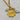 18kt gold plated over stainless steel. Large gold medallion, a dangling silver heart, a dangling cz gold heart, and a round clear cz circle charm on a chunky chain. Chunky statement necklace. Unique jewelry style.