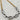 18kt gold plated stainless steel, non-tarnish and waterproof two tone link necklace. Classy, edgy, and stylish. Can be worn from day to evening. Great for layering with other necklaces. 
