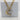 Gold stainless steel, non-tarnish necklace. Chunky chain with a large silver and gold two tone heart pendant. Great to wear alone or layering with other necklaces. 