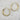 14kt gold filled chunky hoops. Trending style that can elevate almost any outfit. They're so lightweight that you can wear them from day to evening. 