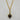 A gold heart pendant necklace with a polished tigers eye gemstone in a heart-shape. 