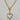 Gold small heart hanging with a larger heart on a chunky chain. Statement necklace, versatile and can be great for layering with other complimenting necklaces. Non-tarnish and waterproof. 