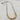 18kt gold plated stainless steel, non-tarnish and waterproof two tone link necklace. Classy, edgy, and stylish. Can be worn from day to evening. Great for layering with other necklaces. 
