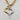 Gold stainless steel, non-tarnish necklace. Chunky chain with a large silver and gold two tone heart pendant. Great to wear alone or layering with other necklaces. 