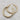 14kt gold filled chunky style hoop earrings. These hoops are statement driven, lightweight and trend worthy. 